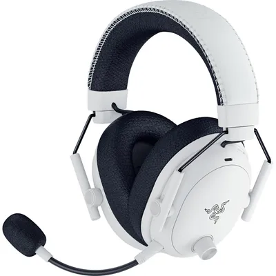 Zdjęcie produktu dla Razer BlackShark V3 Pro, Przewodowy i Bezprzewodowy, Gaming, 12 - 28000 Hz, 367 g, Zestaw słuchawkowy, Biały