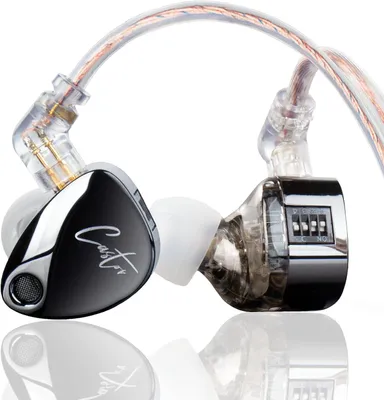 Productafbeelding van KZ Castor in-ear hoofdtelefoon, met duale dynamische drivers, bedrade hoofdtelefoon, HiFi