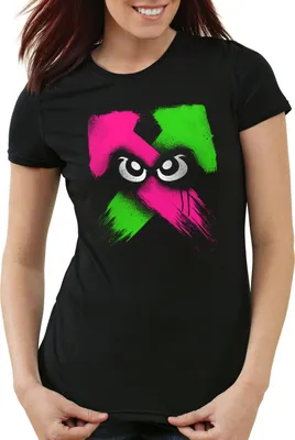 Produktbild von style3 Splash Power Damen T-Shirt switch shooter gamer, Größe:S
