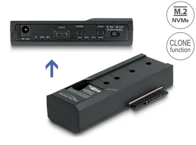 Immagine prodotto di Convertitore USB Type-C™ Delock per 1 SSD M.2 NVMe +
