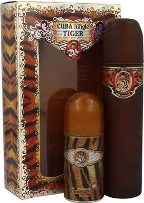 Produktbild von Cuba Jungle Tiger Edp 100 ml + Deo Stick 50 ml Set