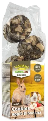 Productafbeelding van Pochoutka Nature Land brunchkoekjes met appel en banaan, 120g