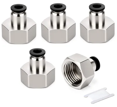 Rohrverbindungsadapter, 5 Stück, 10 x 5 x 0,5 Zoll