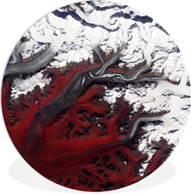 Produktbild von MuchoWow® - Wand Kreis - Das Schlafzimmer - Die Bilder - Wandmalerei - Kunst für das Haus - das Plastik