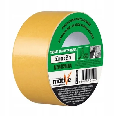 Produktbild von MOTIVE Teppichklebeband 50mm x 25m Doppelseitiges Klebeband Verstärkt Gewebe