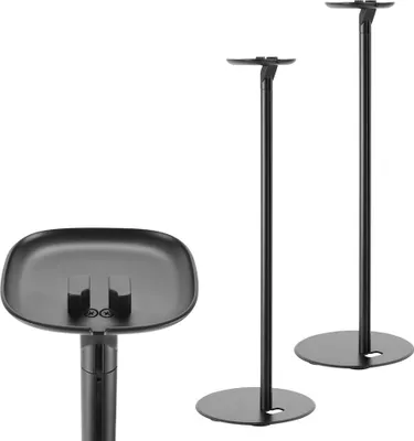 Produktbild von 2 x Ständer für SONOS ONE und Play 1 Lautsprecher Boxen Halter Lautsprecherständer Schwarz ( 2er Set )