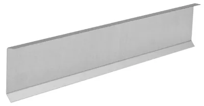 Produktbild von INEFA Kappleiste Wandanschlussprofil aus Aluminium 200cm, Silber, Winkelblech, Alublech für fachgerechte Dachentwässerung, Germany