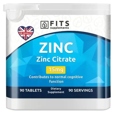 Obrázek produktu pro Zinek 15 mg, 90 tablet