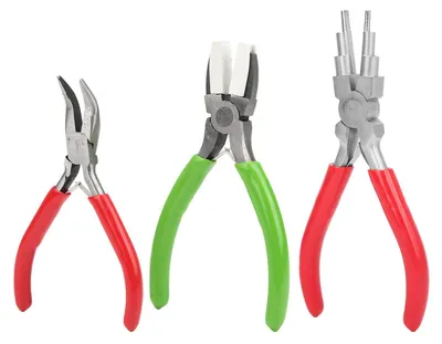 Schmuckzangen-Set, 3-teilig, Biegezange, Nylonzange, 6-teilige Zange