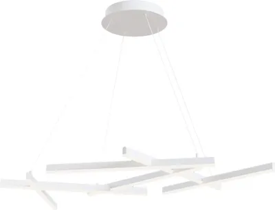 Produktbild von Maytoni Moderne Pendelleuchte Line 6xLED incl. in Weiß aus Aluminium  79 W für Küche, Schlafzimmer, Wohnzimmer, Esszimmer, Lobby