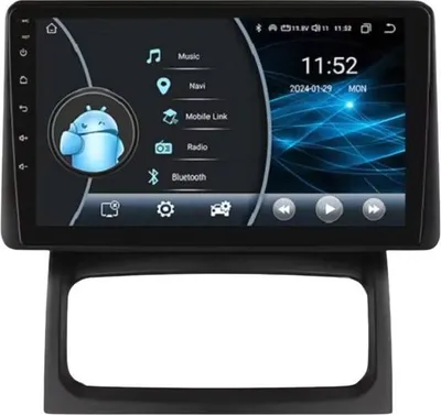Produktbild von Autoradio mit Bluetooth und CarPlay für Renault Clio 2 (2000–2012) – Kompatibel mit Apple und Android – Stereoanlage – Navigationssystem – 2 GB RAM, 32 GB Speicher