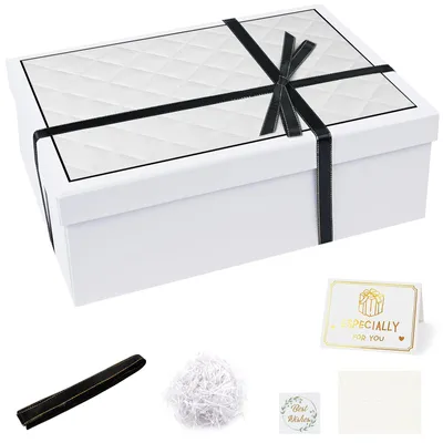 Produktbild von Geschenkbox mit Deckel, 25 x 18 x 8,5 cm, für verschiedene Anlässe