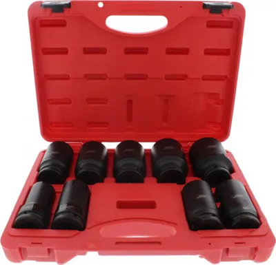 Produktbild von Kraft-Stecknuss JMP Satz 6 Kant 3/4 9-teilig 24-46mm lang