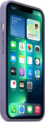 Produktbild von Apple iPhone 13 Pro Max Leder Case mit Magsafe - Wisteria