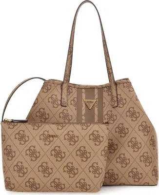 Produktbild von Guess Vikky Tote Peony Large Shopper Damen Taschen aus Kunstleder in Latte – undefined / Latte