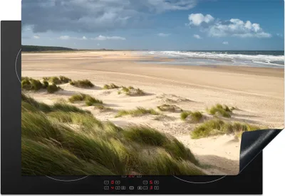 Produktbild von KitchenYeah© Herdabdeckplatte Sand - Düne - Meer , 78x52cm, Küche Deko, Glaskeramikkochfeld Herdabdeckung, Abdeckplatte fùr Kochfeld