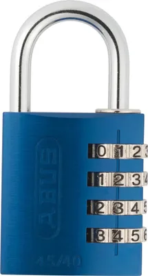 Produktbild von ABUS Aluminium-Zahlenschloss 145/40, blau, 488078