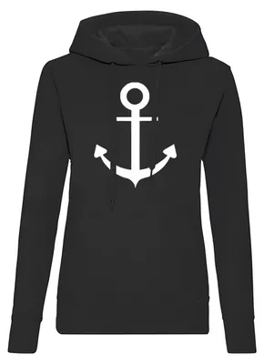 Produktbild von Damen Hoodie Anker Motiv Maritimer Kapuzenpullover für Freizeit Mode