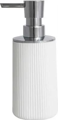 Zdjęcie produktu dla Łazienkowy dozownik mydła w płynie 250 ml biały chrom