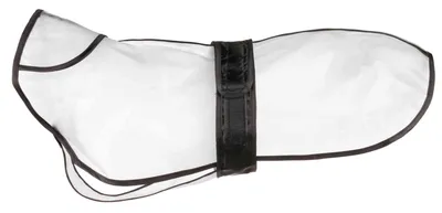 Immagine prodotto di Hunderegenmantel Tarbes transparent/schwarze Paspeln