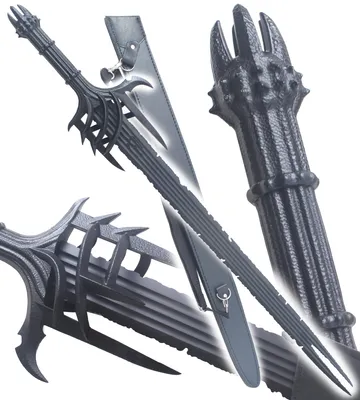 Produktbild von Die Ringe der Macht Schwert Sauron Schwarzes Schwert Säbel + Scheide