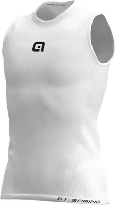 Obrázok produktu pre Cyklistické tričko bez rukávov ALÉ - S1 SPRING - biele L-XL