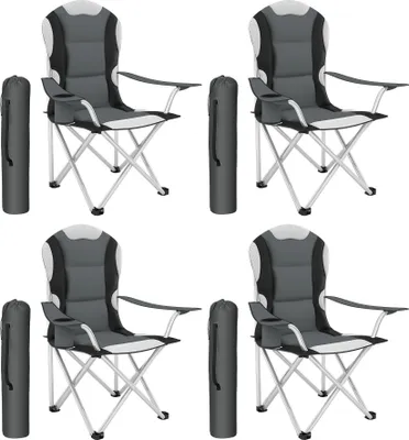 Produktbild von tectake® Campingstuhl 60 x 88 x 110 cm