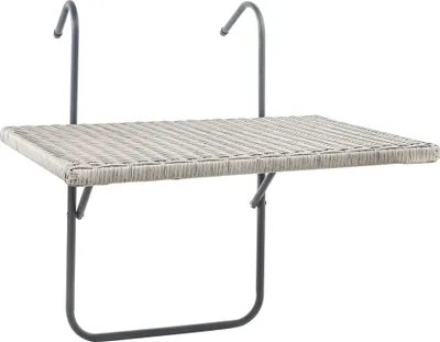 Produktbild von 2.05 Balkon Hängetisch - RATTAN - klappbar