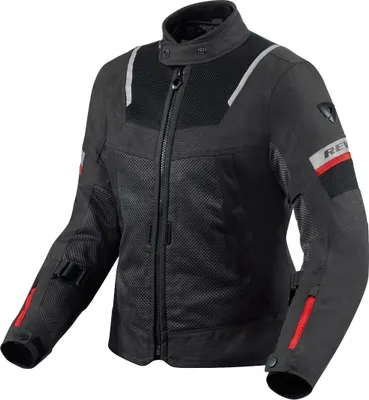 Zdjęcie produktu dla Revit Tornado 4 H2O wodoodporna damska tekstylna kurtka motocyklowa, czarny/antracyt/czerwony, 38