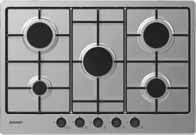 Immagine prodotto di Zerowatt ZHW7CX Piano cottura a Gas 75 cm Acciaio Inox