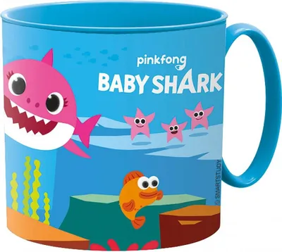 Produktbild von Baby Shark Tasse 265ml Kinderbecher Kunststoff Mikrowelle