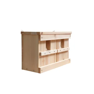 Produktbild von Nistkasten BUBI 2 Kammern Spatzenvilla Spatzenhaus Spatz Spatzen Vogelhaus Vogel Haus