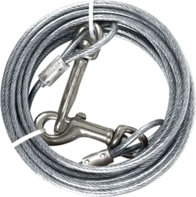 Produktbild von Karlie Anlegekabe - Hundeleinen - Metall - Silber/Grau - 500x0,6 cm