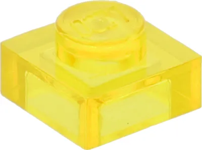 Produktbild von LEGO: 100 trans-gelbe Platten 1x1