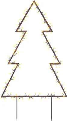 Obrázok produktu pre vianočný stromček vidaXL so zemnými hrotmi a 115 LED diódami 90 cm