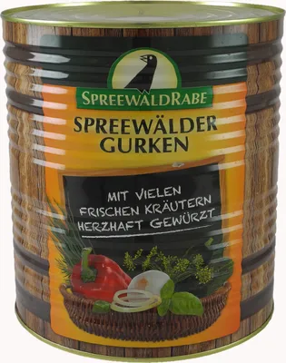 Produktbild von Original Spreewälder Gewürzgurken - urwüchsig herzhaft (10 l Dose)