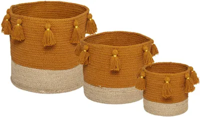 Obrázek produktu pro Dekorační košíky GYPSY, 3 ks, růžové