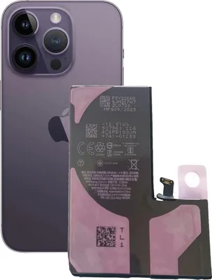 Produktbild von Akku für Apple iPhone 14 Pro 3480mAh wiederbeschreibbar OHNE MELDUNG