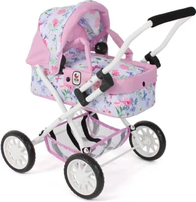 Produktbild von Kočík pre bábiku Smarty mini plyšový ružový 56x37x56cm - 2, 3kg