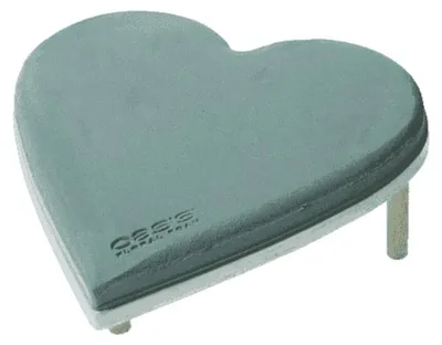 Produktbild von 2 Stück OASIS® ECObase® Herz, 38 x 40 x 4,5 cm – Frischblumen-Steckschaum