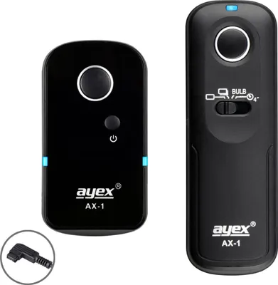 Produktbild von Funk Fernauslöser AX-1 S1 Sony Alpha A900 A850 A700 A580 A99 A77 Auslösung Serie Bulb Delay