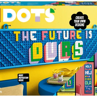 Zdjęcie produktu dla LEGO DOTS Duża tablica ogłoszeń, Zestaw do budowania, 8 lat(a), Plastik, 0 szt., 590 g