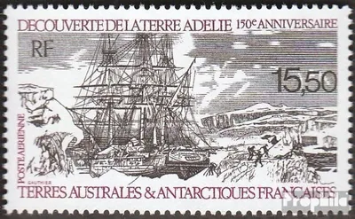 Produktbild von Briefmarken Französ. Gebiete Antarktis 1990 Mi 267 (kompl.Ausg.) postfrisch Entdeckung von Adélieland
