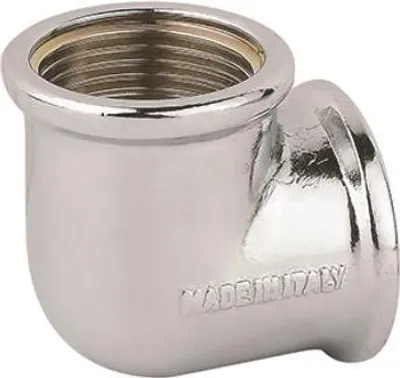 Produktbild von Gewindefitting verchromt Messing, Winkel IG 3/4" x IG 3/4"