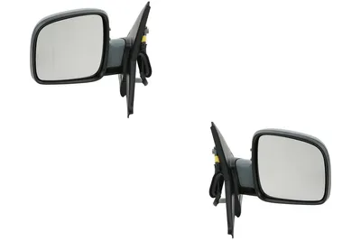 Obrázok produktu pre Johns, Vonkajšie zrkadlo je vhodné pre VW Transporter T5 04/03-10/09 Set ľavé pravé. grund.