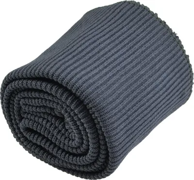 Strickbündchen Set, elastisch, Bündchen, Ärmelbund, schiefergrau