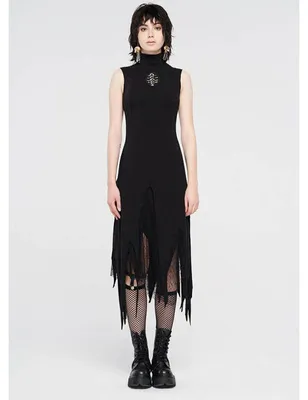 Produktbild von Punk Rave Midi Kleid - Dead Can Dance XL-XXL