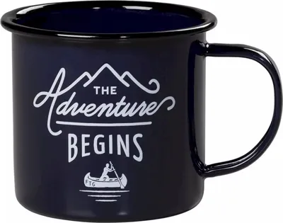 Immagine prodotto di Tazza da campeggio Adventure Begins blu