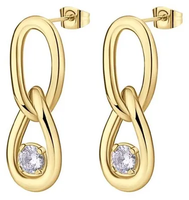 Immagine prodotto di Orecchini pendenti Brosway Gold Collection Ribbon - donna
