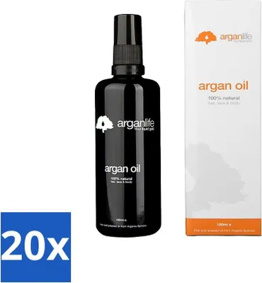 Produktbild von Arganlife – Arganöl – Leave-In-Conditioner – Spendet Feuchtigkeit und pflegt – 100 ml - Vorteilspack - 20 Stücke